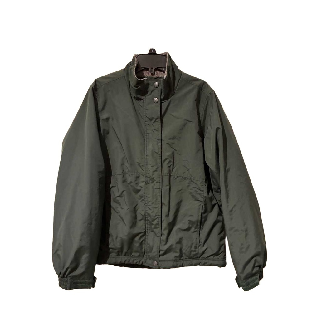 Vintage LL Bean Fleece-Lined Jacket Hunter Green Men's M